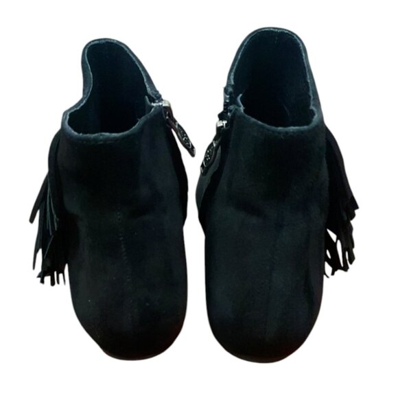 Ash nolita black suede fringe open toe ankle boots size EU 37 - Picture 3 of 11